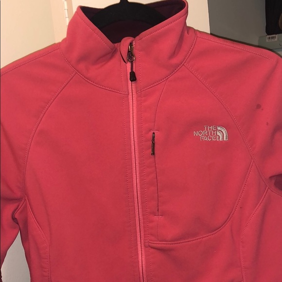 The North Face Pink Soft Shell Winter Jacket - Med - Picture 4 of 5